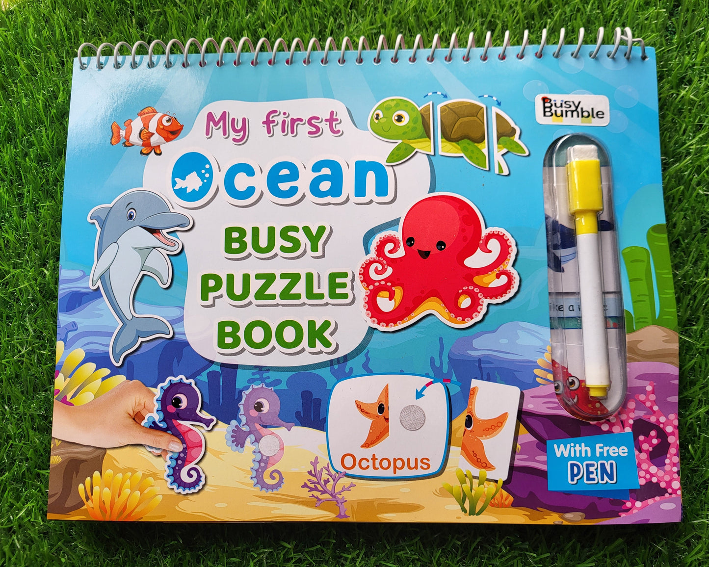 Ocean Busy Puzzle Book