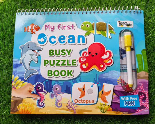 Ocean Busy Puzzle Book