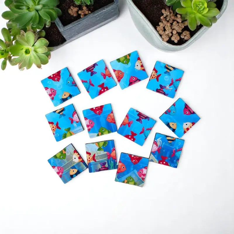 Fish matching puzzle