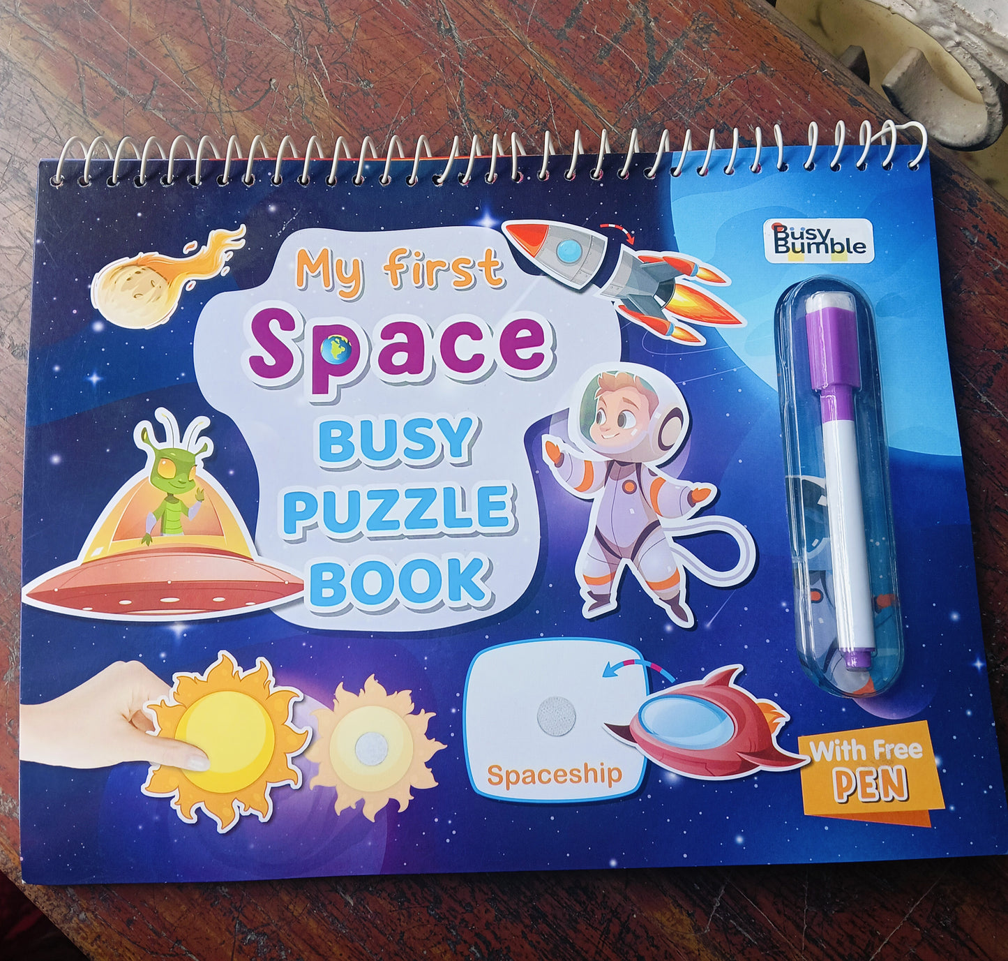 Space Busy Puzzle Book