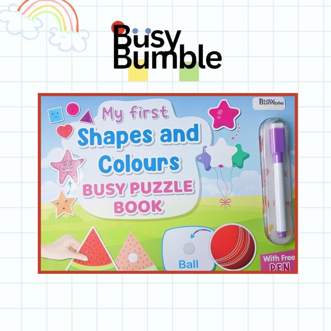 Shapes and Colour Busy Puzzle Book