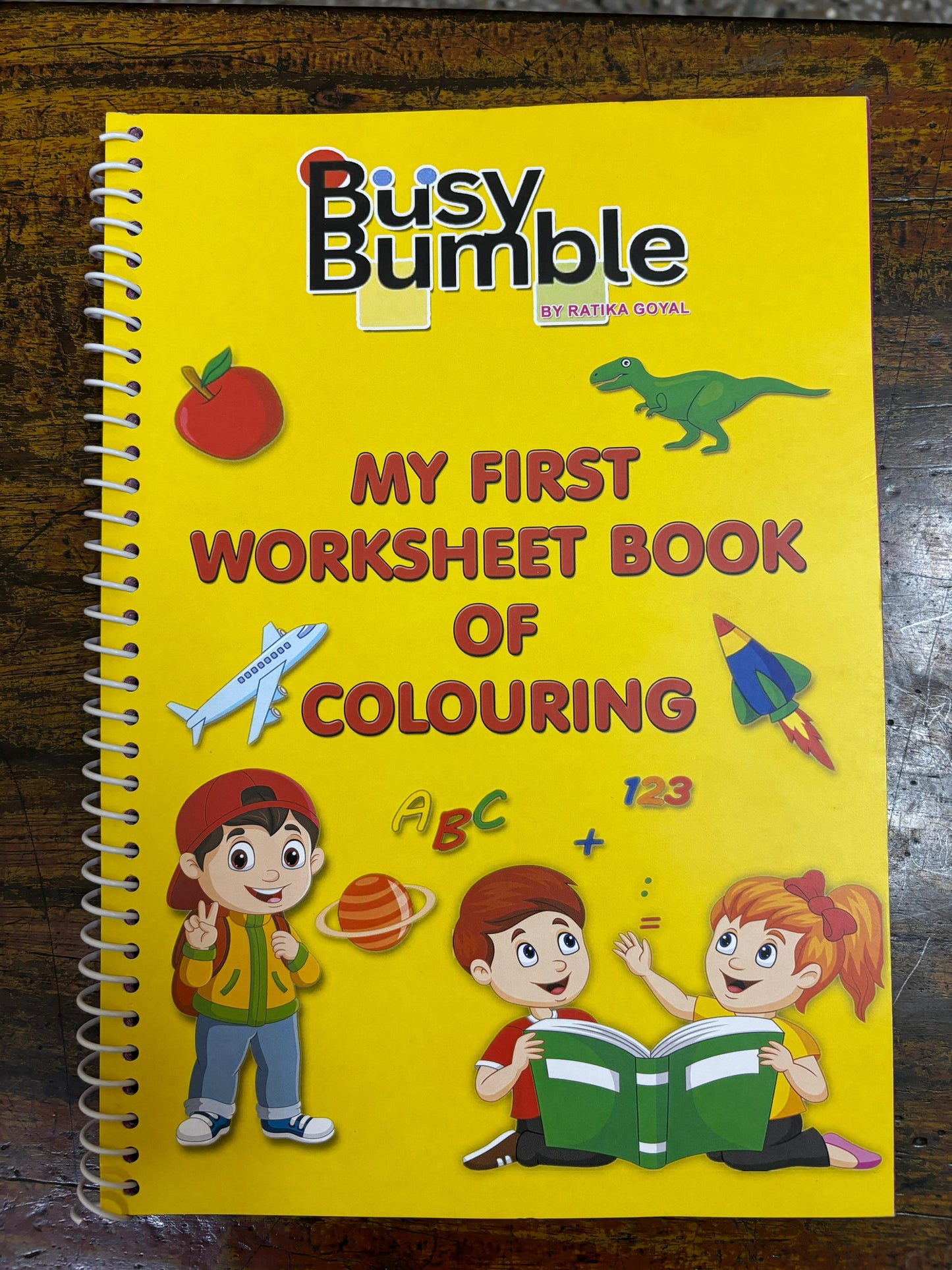 My First Worksheet Book of Colouring