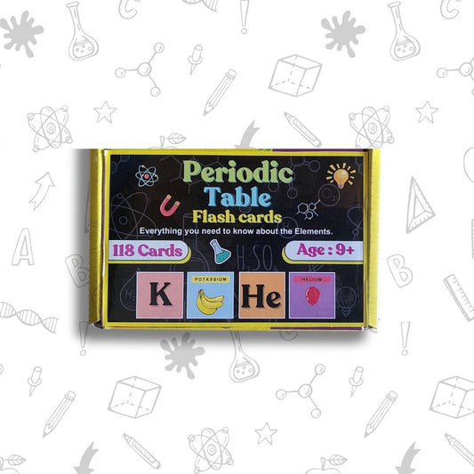 Periodic table flash cards