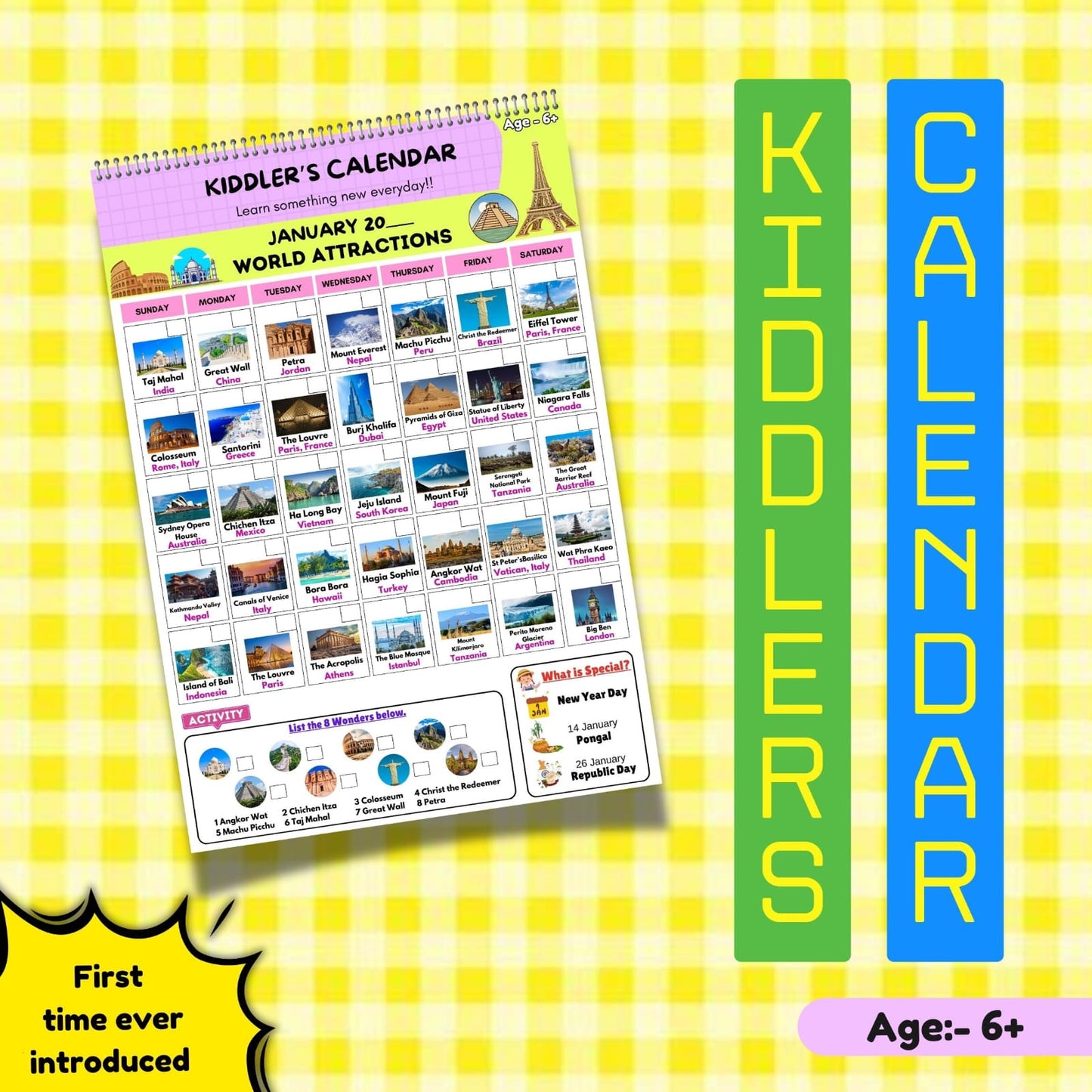 Kiddlers Calendar
