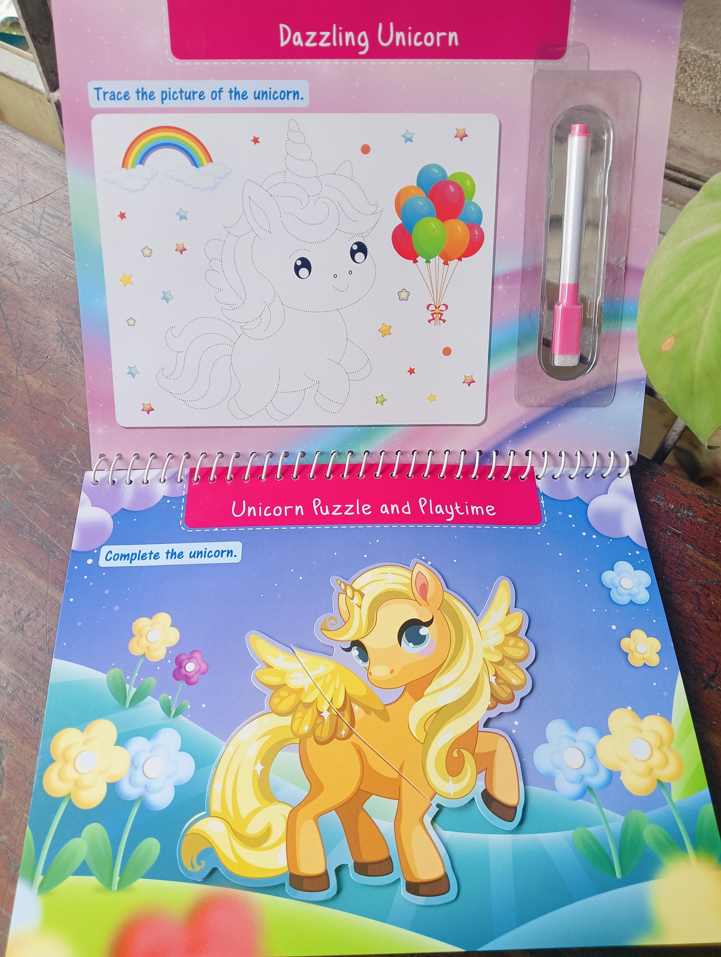 Unicorn Busy Puzzle Book