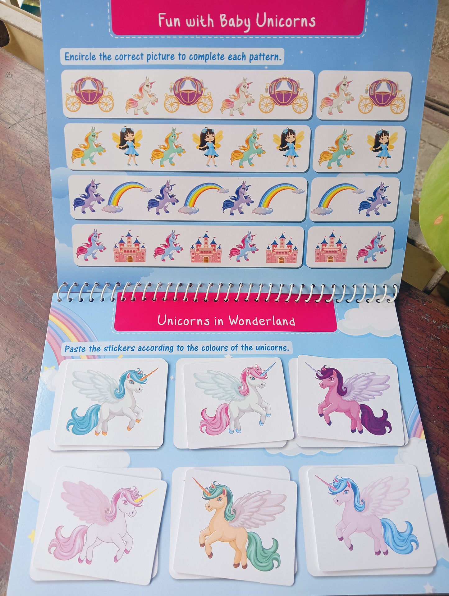 Unicorn Busy Puzzle Book