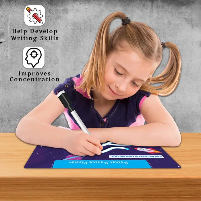 Space Busy Puzzle Book