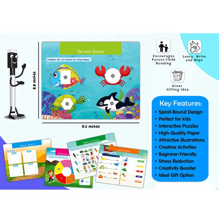 Shapes and Colour Busy Puzzle Book