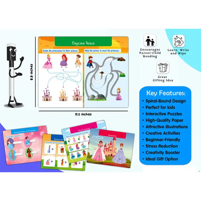 Princess Busy Puzzle Book