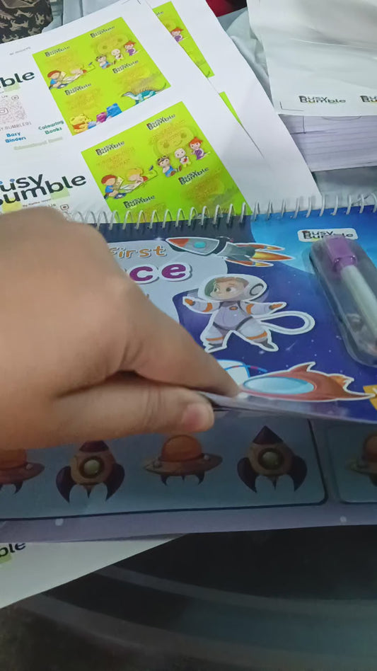 Space Busy Puzzle Book