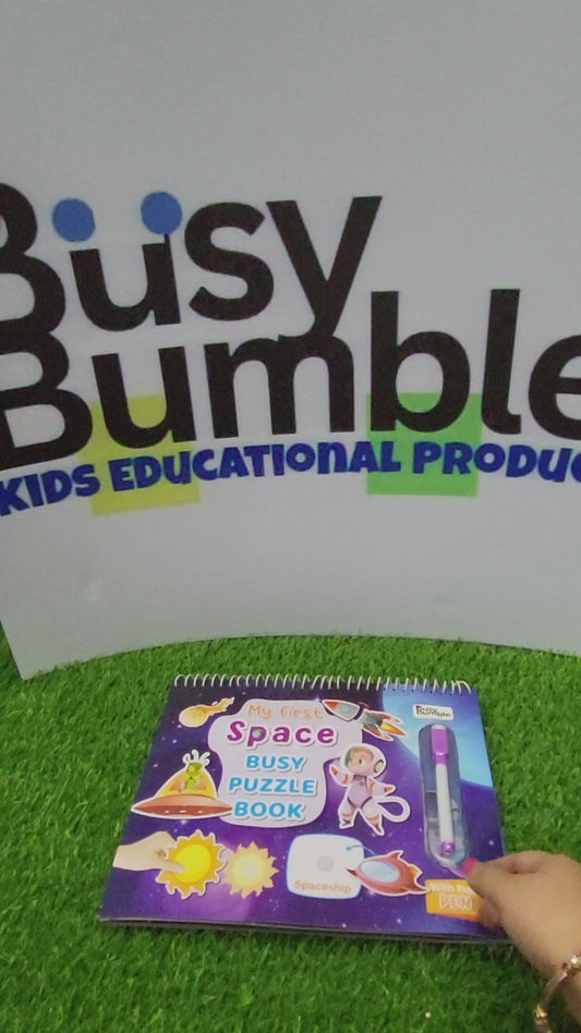 Space Busy Puzzle Book
