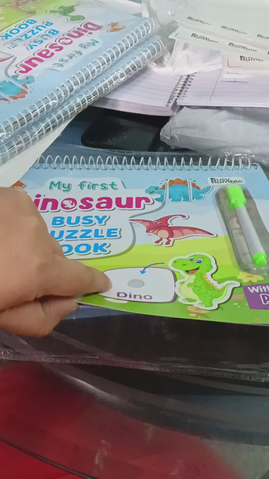 Dinosaur Busy Puzzle Book